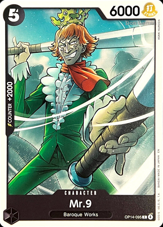 OP14-095 Mr. 9 Character Card