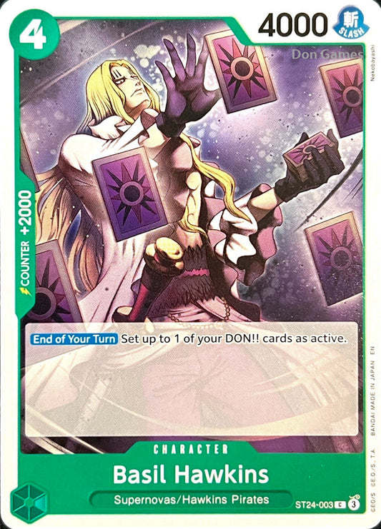 ST24-003 Basil Hawkins Character Card