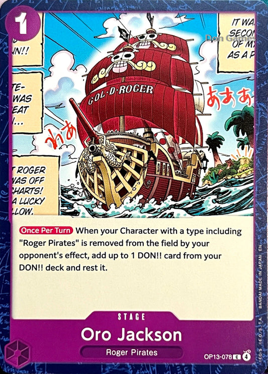 OP13-078 Oro Jackson Stage Card