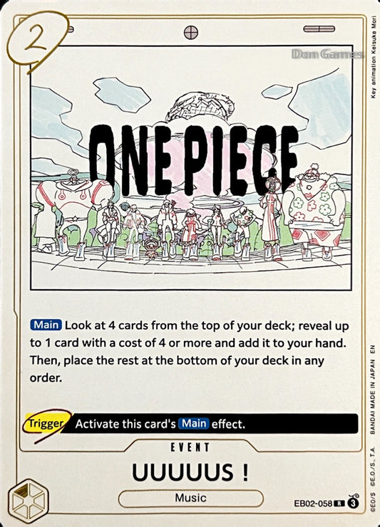 EB02-058 UUUUUS! Event Card