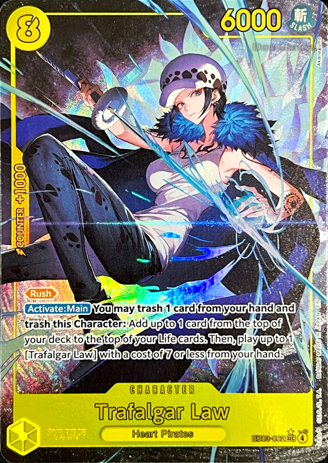 EB03-062 Trafalgar Law Character Card Alternate Art