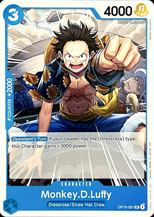 OP15-051 Monkey. D. Luffy Character Card