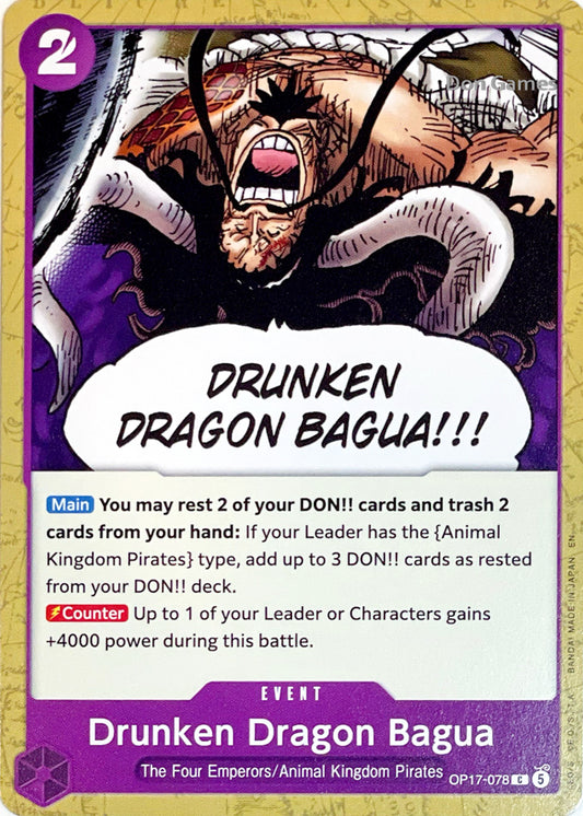 OP17-078 Drunken Dragon Bagua Event Card