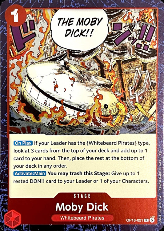 OP16-021 Moby Dick Stage Card
