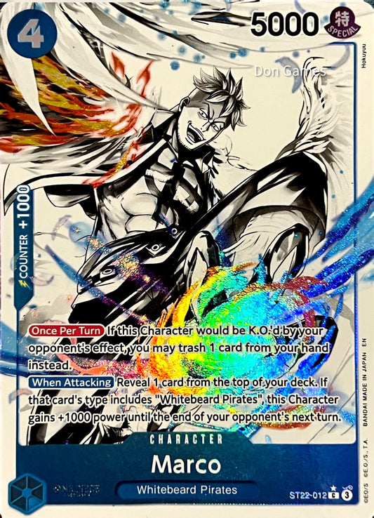 ST22-012 Marco Character Card Alternate Art