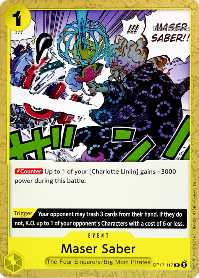 OP17-117 Maser Saber Event Card