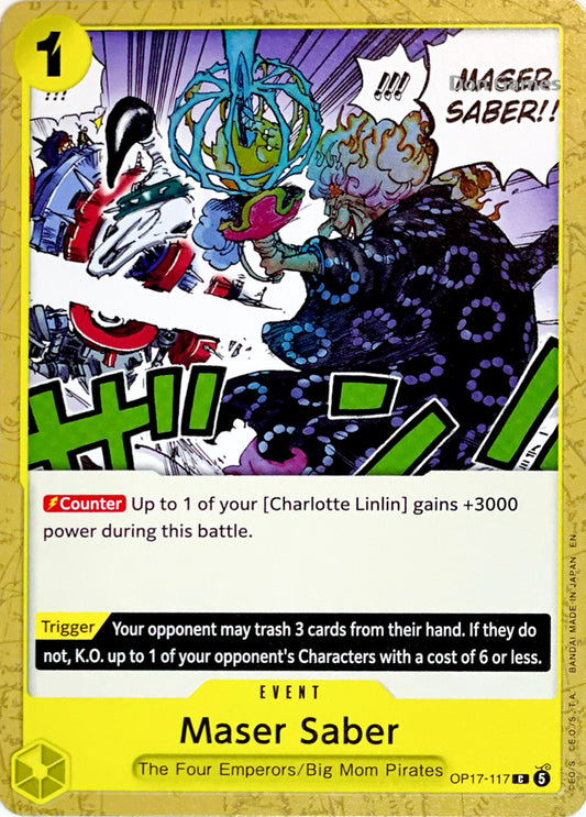 OP17-117 Maser Saber Event Card
