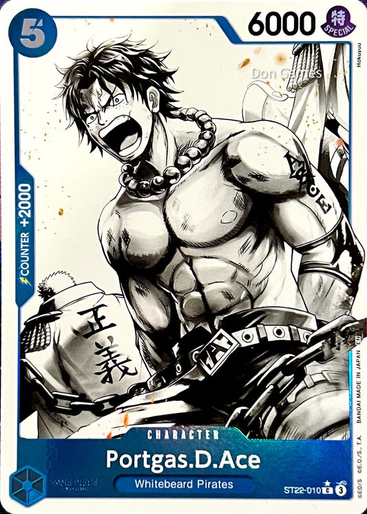 ST22-010 Portgas. D. Ace Character Card Alternate Art