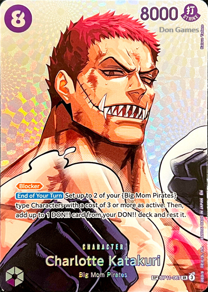OP11-067 Charlotte Katakuri Character Card Special Alternate Art