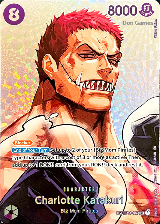 OP11-067 Charlotte Katakuri Character Card Special Alternate Art