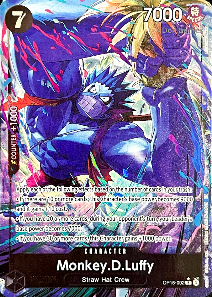 OP15-092 Monkey. D. Luffy Character Card Alternate Art