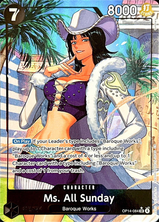 OP14-084 Ms. All Sunday Character Card Alternate Art