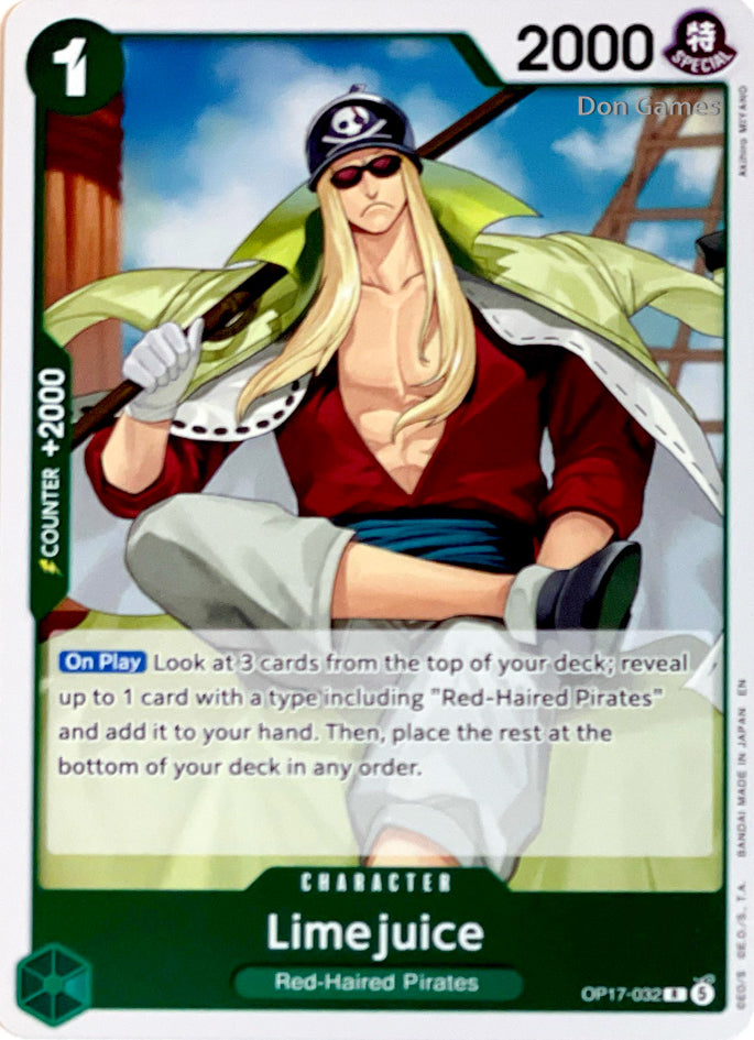 OP17-032 Limejuice Character Card