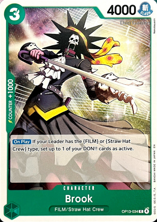 OP13-034 Brook Character Card