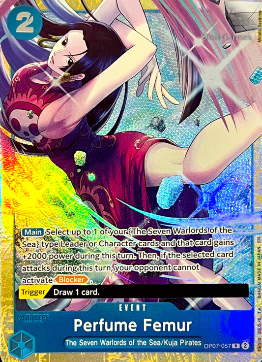 OP07-057 Perfume Femur Event Card Alternate Art Best Selection Vol. 4