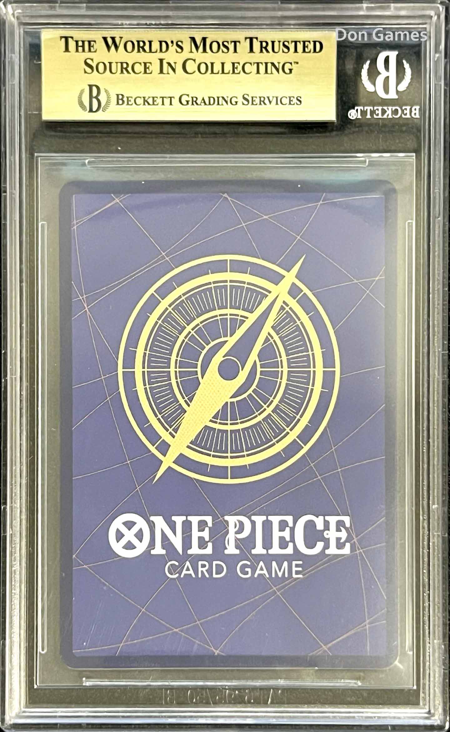 BGS 10 Pristine ST01-012 Monkey. D. Luffy Character Card 3rd Anniversary Winner Promo