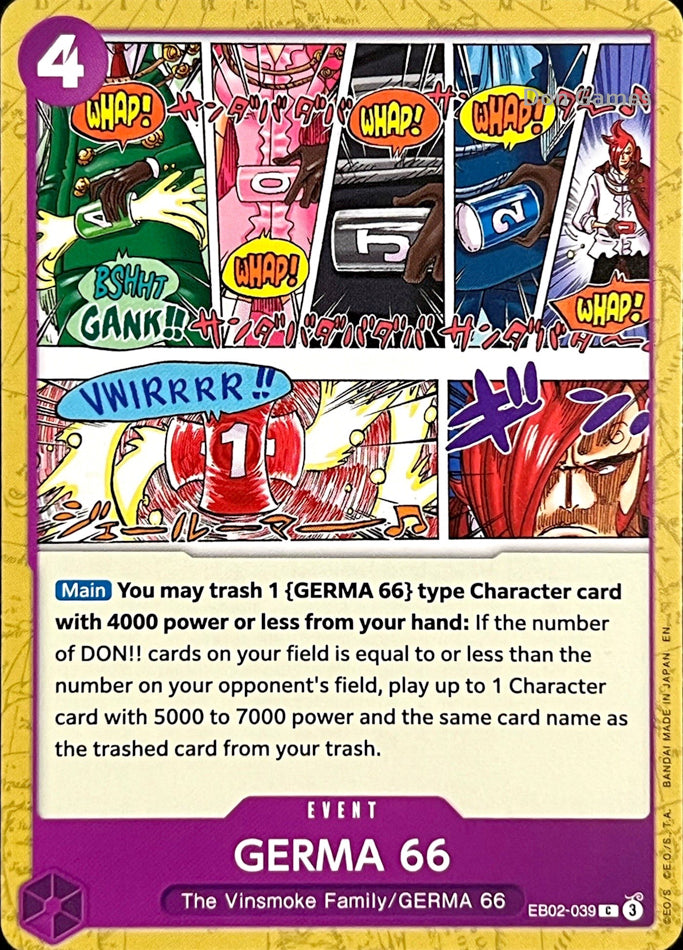 EB02-039 GERMA 66 Event Card