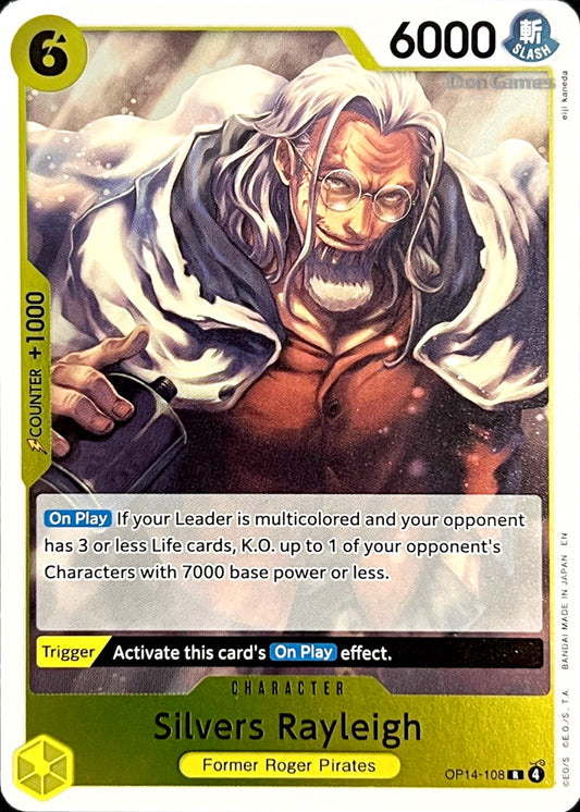 OP14-108 Silvers Rayleigh Character Card