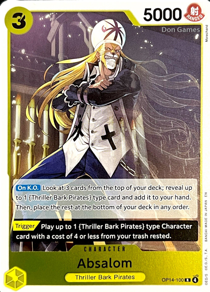 OP14-100 Absalom Character Card – Don Games