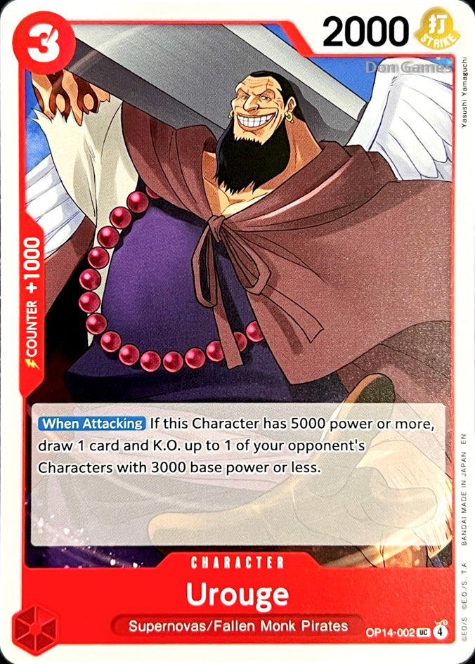 OP14-002 Urouge Character Card