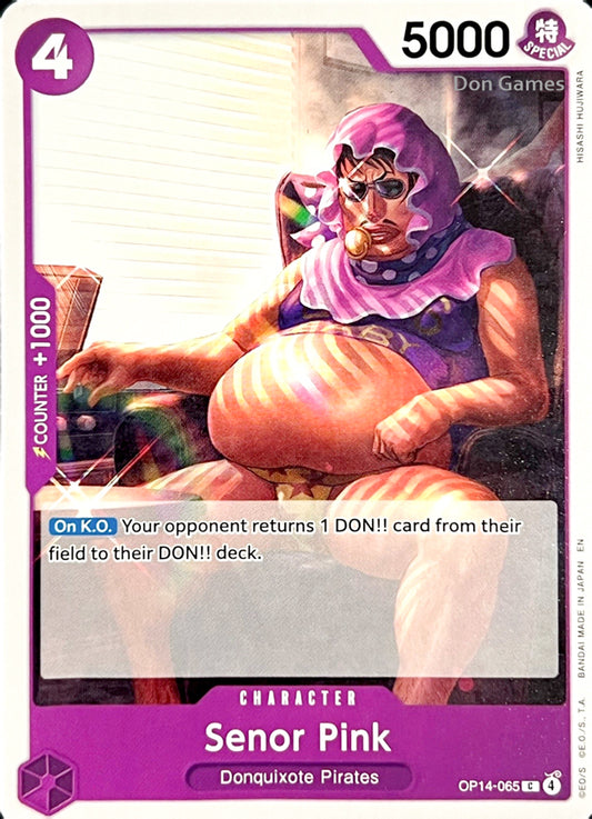 OP14-065 Senor Pink Character Card