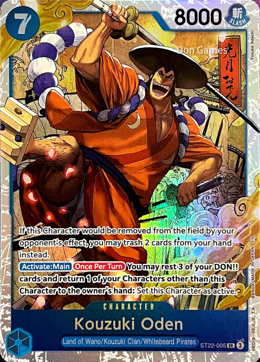 ST22-005 Kouzuki Oden Character Card