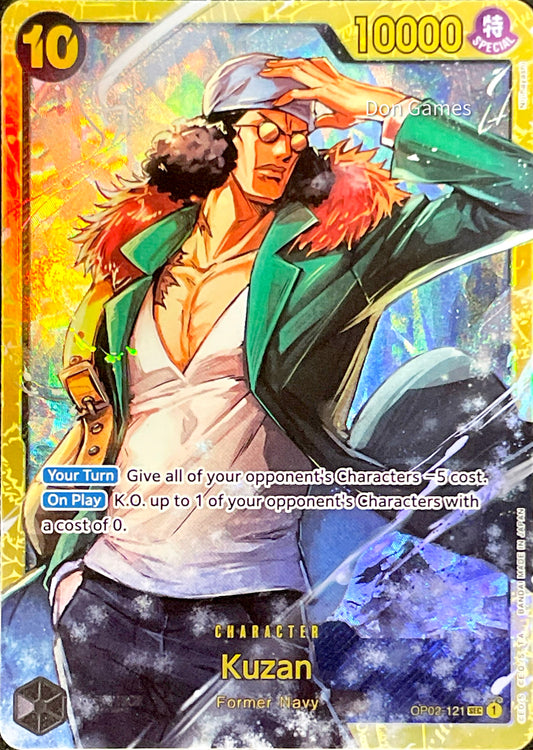 OP02-121 Kuzan Character Card (PRB-01 Reprint)