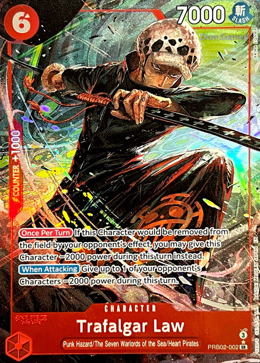 PRB02-002 Trafalgar Law Character Card Alternate Art