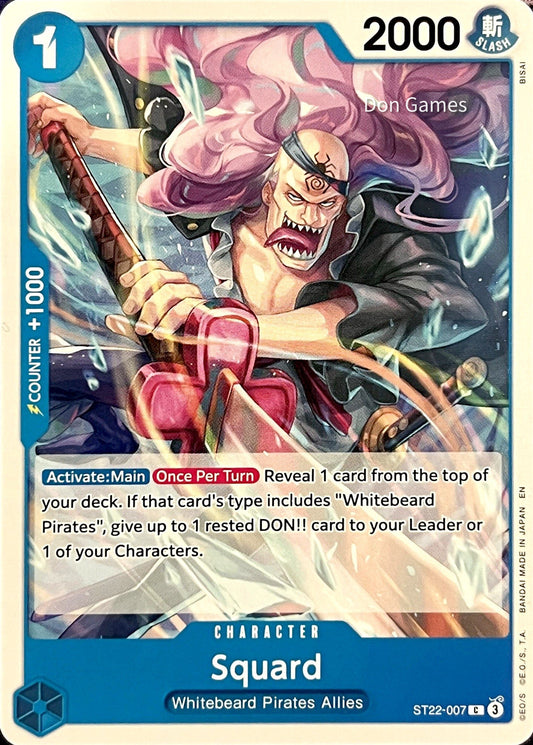 ST22-007 Squard Character Card