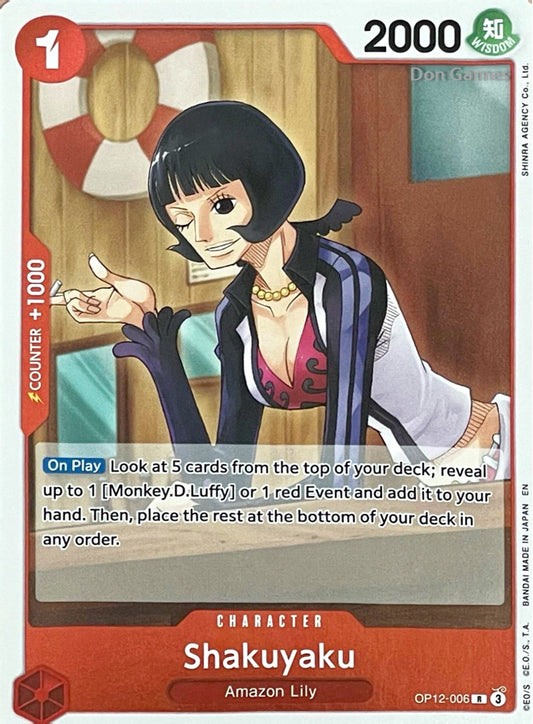 OP12-006 Shakuyaku Character Card