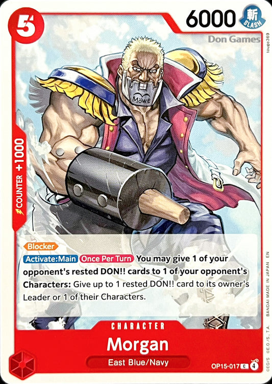 OP15-017 Morgan Character Card