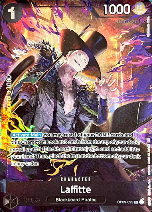 OP09-095 Laffitte Character Card Alternate Art Best Selection Vol. 4