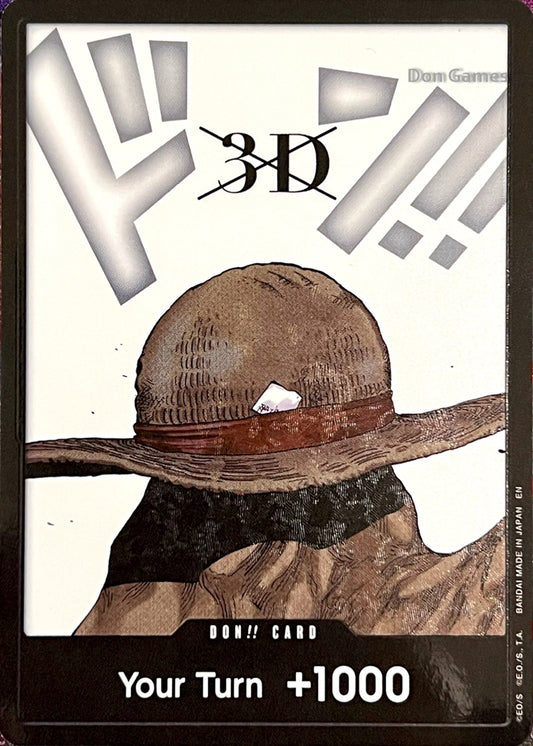 Don [DP-08] Luffy "3D" Alternate Art