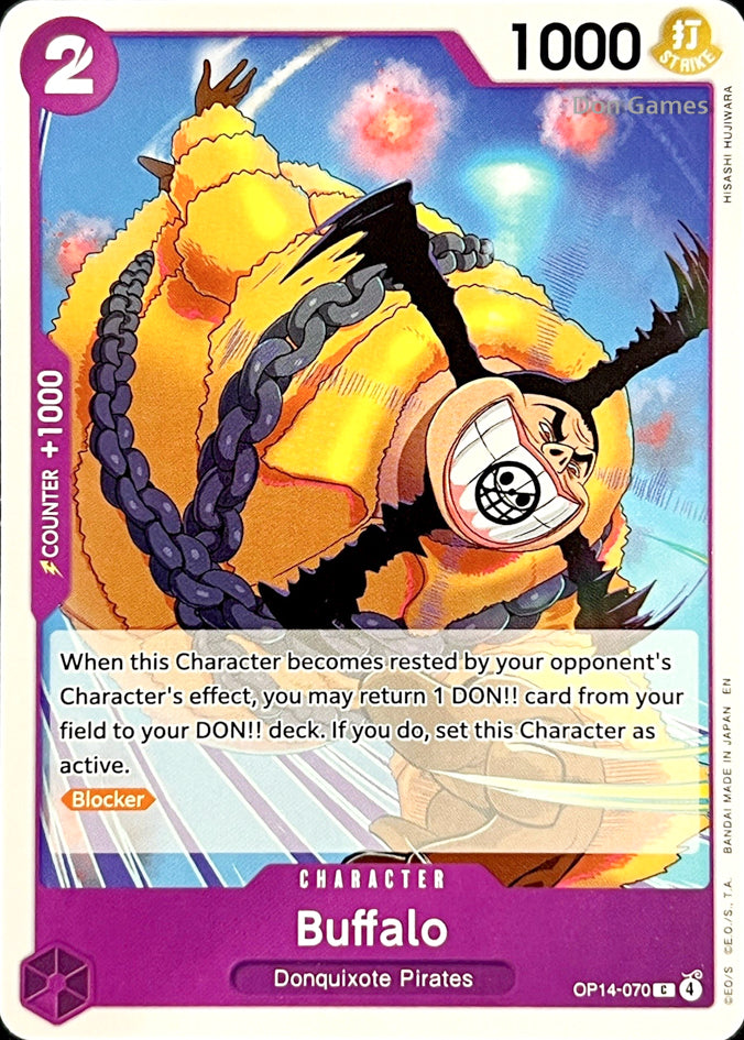 OP14-070 Buffalo Character Card