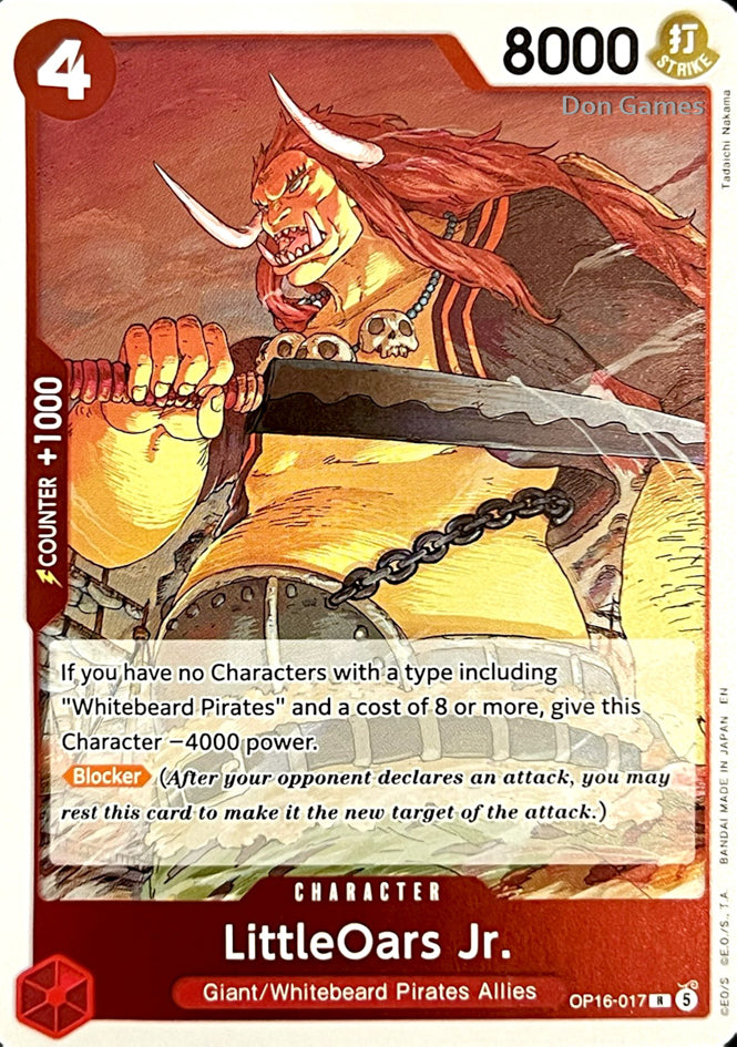 OP16-017 LittleOars Jr. Character Card