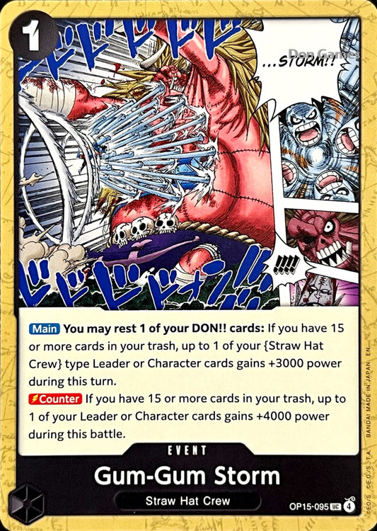 OP15-095 Gum-Gum Storm Event Card