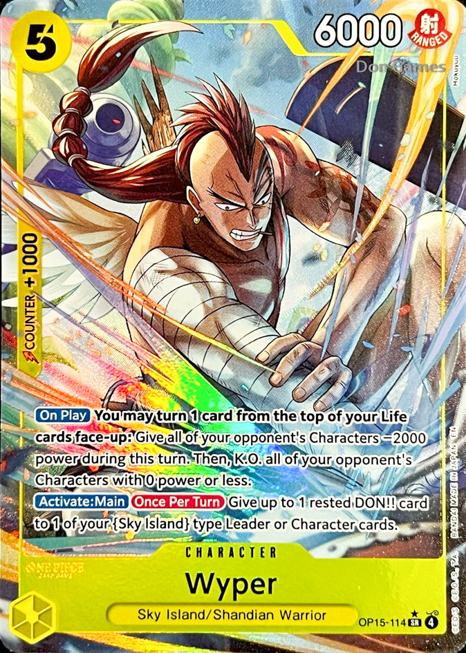 OP15-114 Wyper Character Card Alternate Art