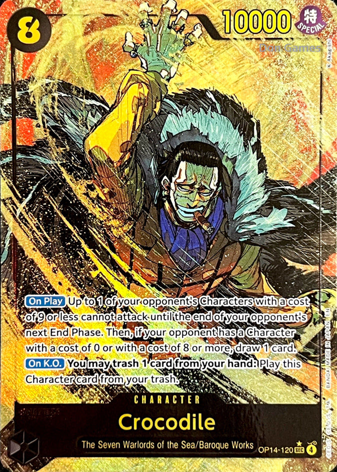 OP14-120 Crocodile Character Card Alternate Art