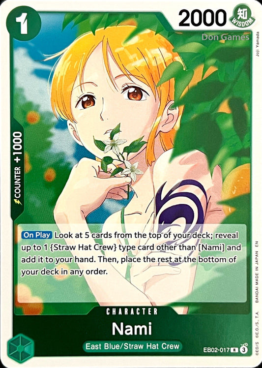 EB02-017 Nami Character Card