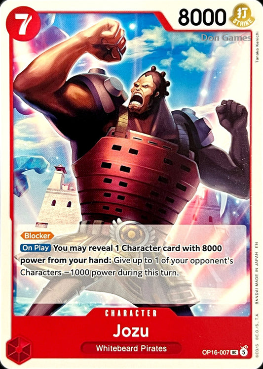 OP16-007 Jozu Character Card
