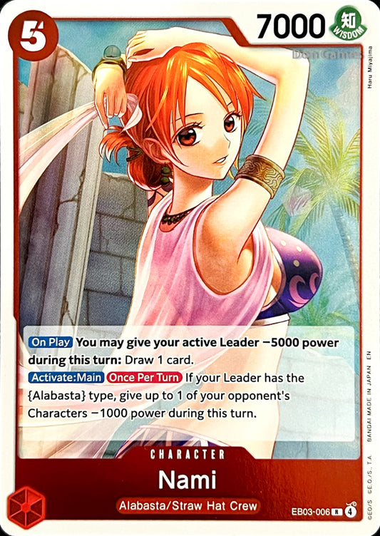 EB03-006 Nami Character Card