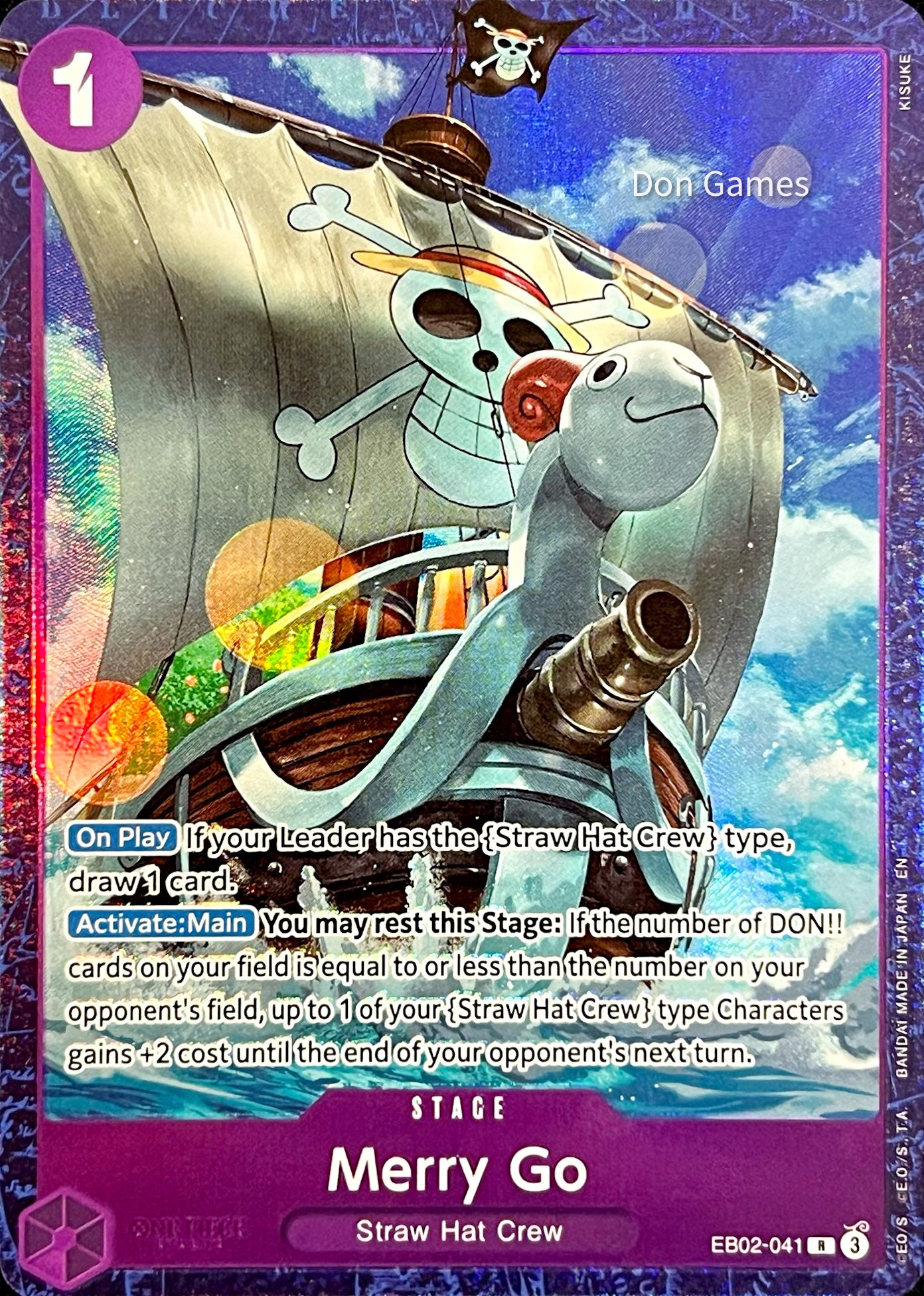 EB02-041 Merry Go Stage Card Alternate Art Best Selection Vol. 5