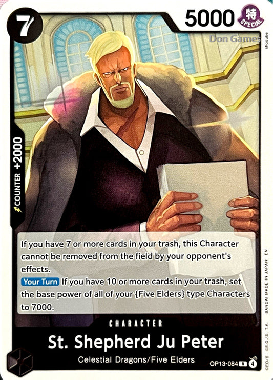 OP13-084 St. Shepherd Ju Peter Character Card