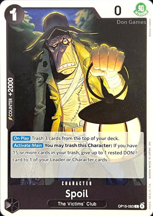 OP15-083 Spoil Character Card