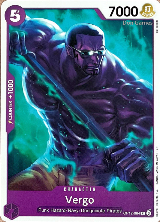 OP12-064 Vergo Character Card