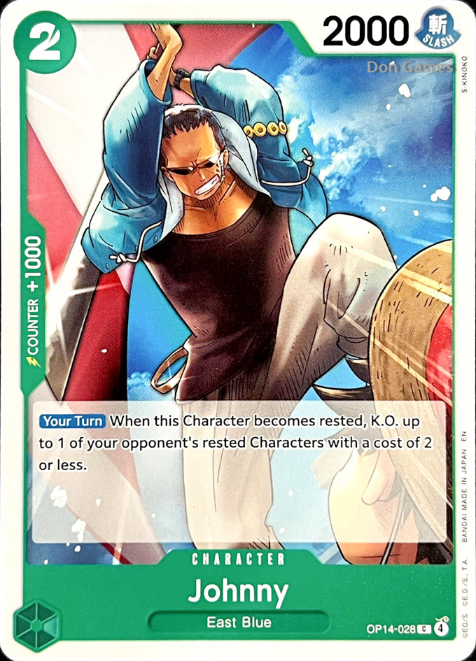 OP14-028 Johnny Character Card