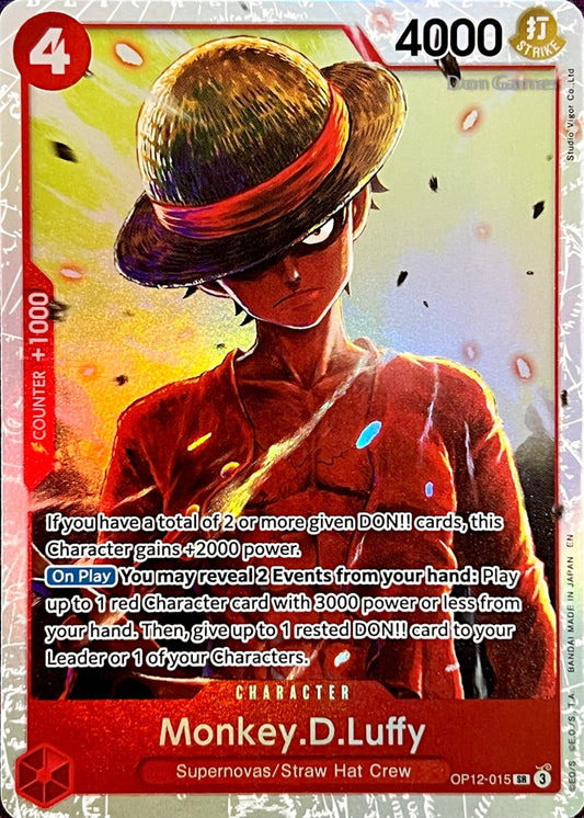 OP12-015 Monkey. D. Luffy Character Card