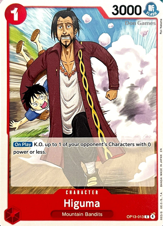OP13-013 Higuma Character Card