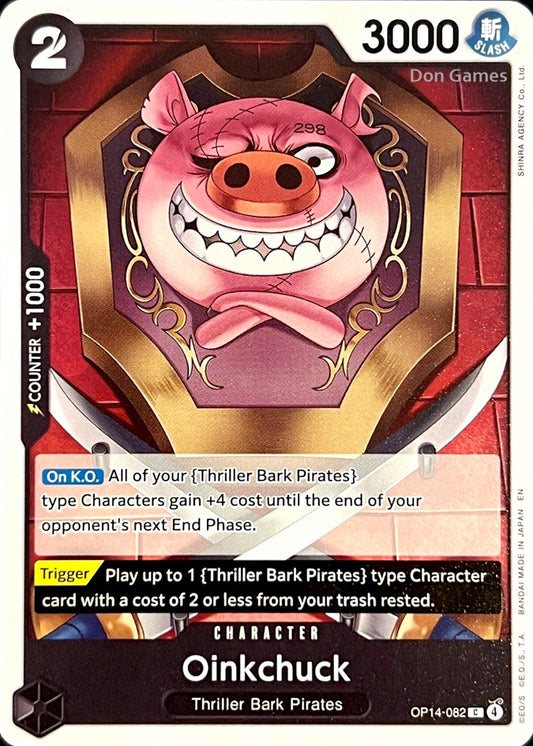 OP14-082 Oinkchuck Character Card