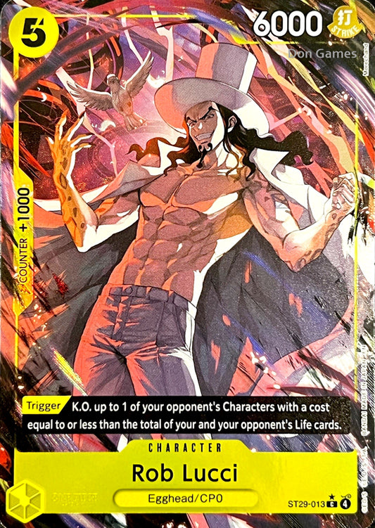 ST29-013 Rob Lucci Character Card Extended Art
